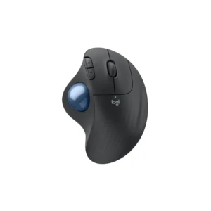 Mouse Trackball Inalámbrico Logitech ERGO M575S - Color Grafito - Bola Azul