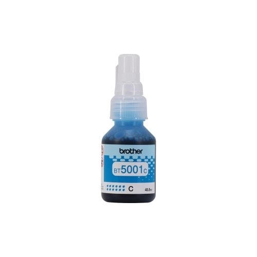 Tinta Brother Original BT5001C Cian - Botella Ultra Rendimiento para DCP-T300/T500W/T800W - Imagen 2