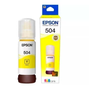 Tinta Original Epson T504420-AL Amarillo 70ml para EcoTank - Hasta 6000 páginas de alto rendimiento - Imagen 1
