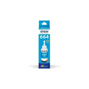 Tinta Original Epson T664 Cyan para L200/L210/L355 - 70ml Rendimiento Garantizado - Imagen 1