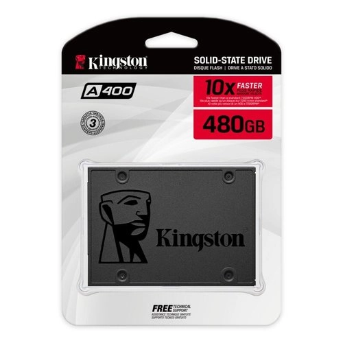 Kingston A400 SSD 480GB SATA 3 - Disco Estado Sólido Ultra Rápido para PC y Laptop - Imagen 2