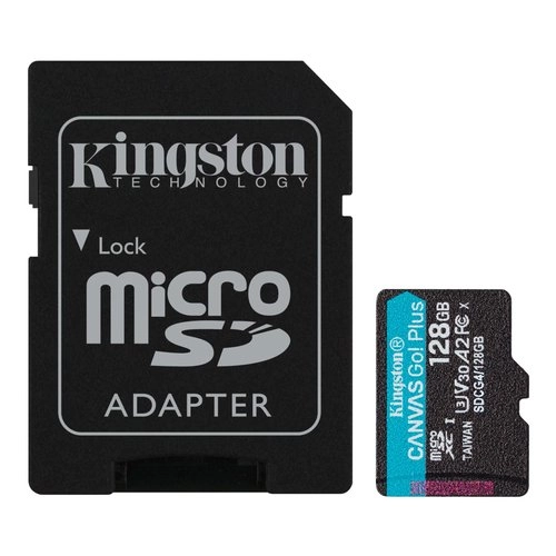 Kingston Canvas Go Plus 128GB microSDXC - Tarjeta Ultra Rápida 200MB/s para 4K y Gaming - Imagen 2