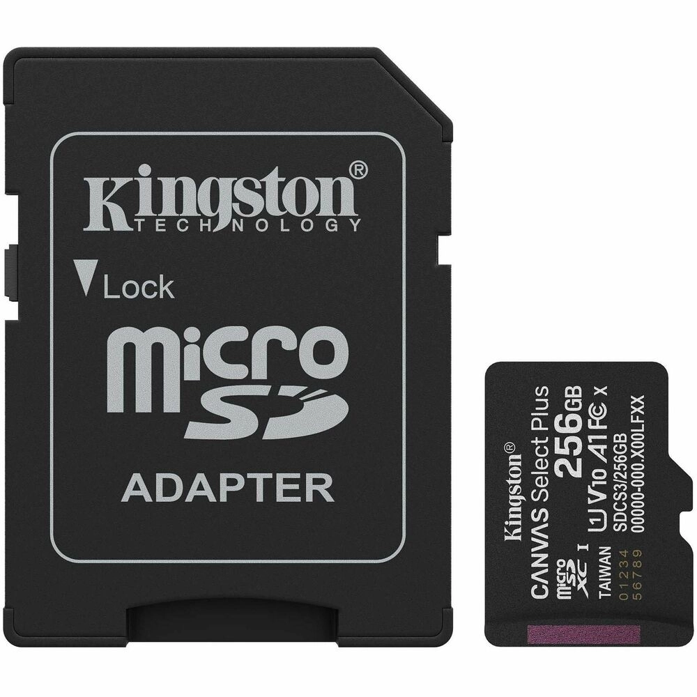 Kingston Canvas Select Plus microSDXC 256GB Clase 10 Velocidad 150MB/s para Android y Camaras - Imagen 2