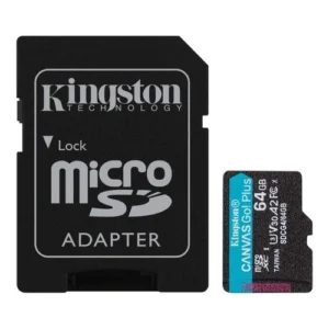 Kingston Canvas Go Plus 64GB microSDXC Gen4 200MB/s para Drones y Accion - Imagen 1