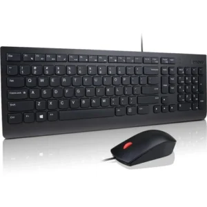 Lenovo Essential Combo Teclado y Mouse USB - Pack Ergonómico Resistente a Derrames - Imagen 1