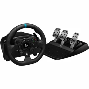 Logitech G923 Volante Gaming con Pedales TrueForce para PS4/PS5/PC - Simulación Profesional - Imagen 1