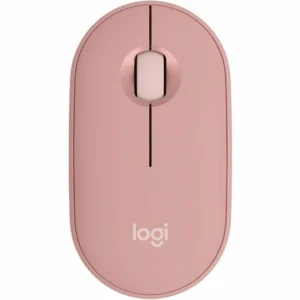 Mouse Logitech Pebble M350 Rosa - Inalámbrico Ultra Silencioso con Bluetooth Multidispositivo - Imagen 1