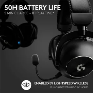 Logitech PRO X 2 LIGHTSPEED Auriculares Gaming Inalámbricos Profesionales con Audio Premium - Imagen 1
