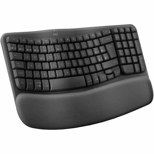 Logitech Wave Keys - Teclado Ergonómico Inalámbrico con Reposamuñecas Memoria Viscoelástica - Imagen 2