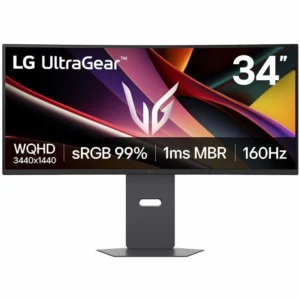 Monitor Gaming LG UltraGear 34G600A-B 34" WQHD Curvo 160Hz 1ms - Imagen 1