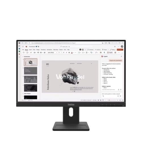 Monitor Lenovo ThinkVision E22-40 21.5" FHD 100Hz IPS - Protección Visual - Imagen 2