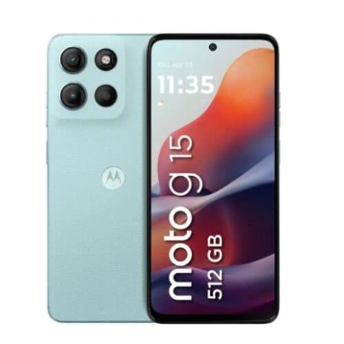 Motorola Moto G15 512GB 4GB RAM Celeste - Cámara 50MP y Batería de Larga Duración - Imagen 2