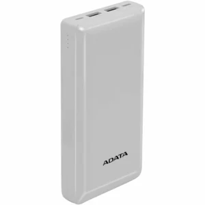 Power Bank ADATA C20 20000mAh Blanca - Carga Rápida 3 Dispositivos - Imagen 1