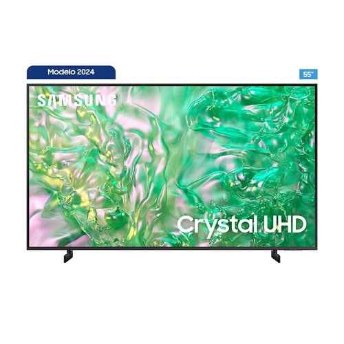 Samsung Smart TV Crystal 55" 4K DU8000 - Diseño Ultra Slim con Procesador Crystal 4K - Imagen 2