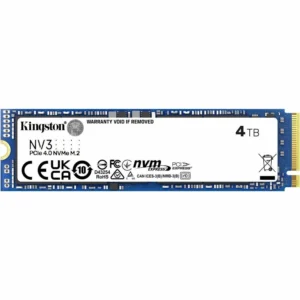 Kingston NV3 SSD 4TB M.2 NVMe PCIe 4.0 - Velocidad 6000MB/s para Gaming y Trabajo - Imagen 1