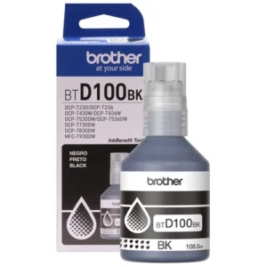 Botella de Tinta Negra Brother BTD100BK - Rendimiento 7,500 Páginas - Imagen 1