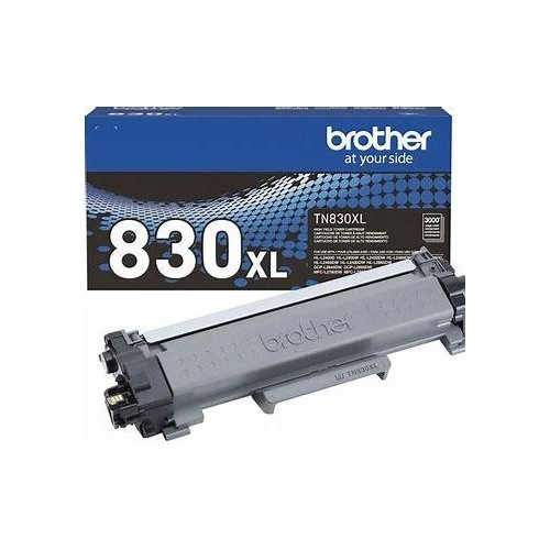 Toner Brother TN830XL Original Alto Rendimiento 3000 Páginas Negro - Imagen 2