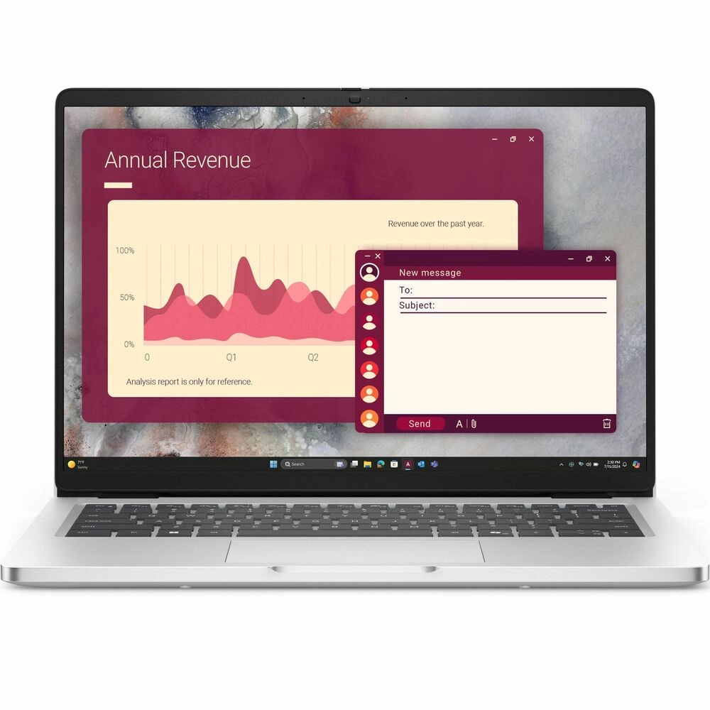 Dell Pro 14 Laptop Empresarial i5 8GB SSD - Ultraligera con Windows 11 Pro y 10h Batería - Imagen 2