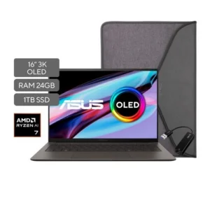 ASUS Zenbook S16 R7 AI350 - Ultradelgado con IA y pantalla OLED 3K de 16 pulgadas - Imagen 1
