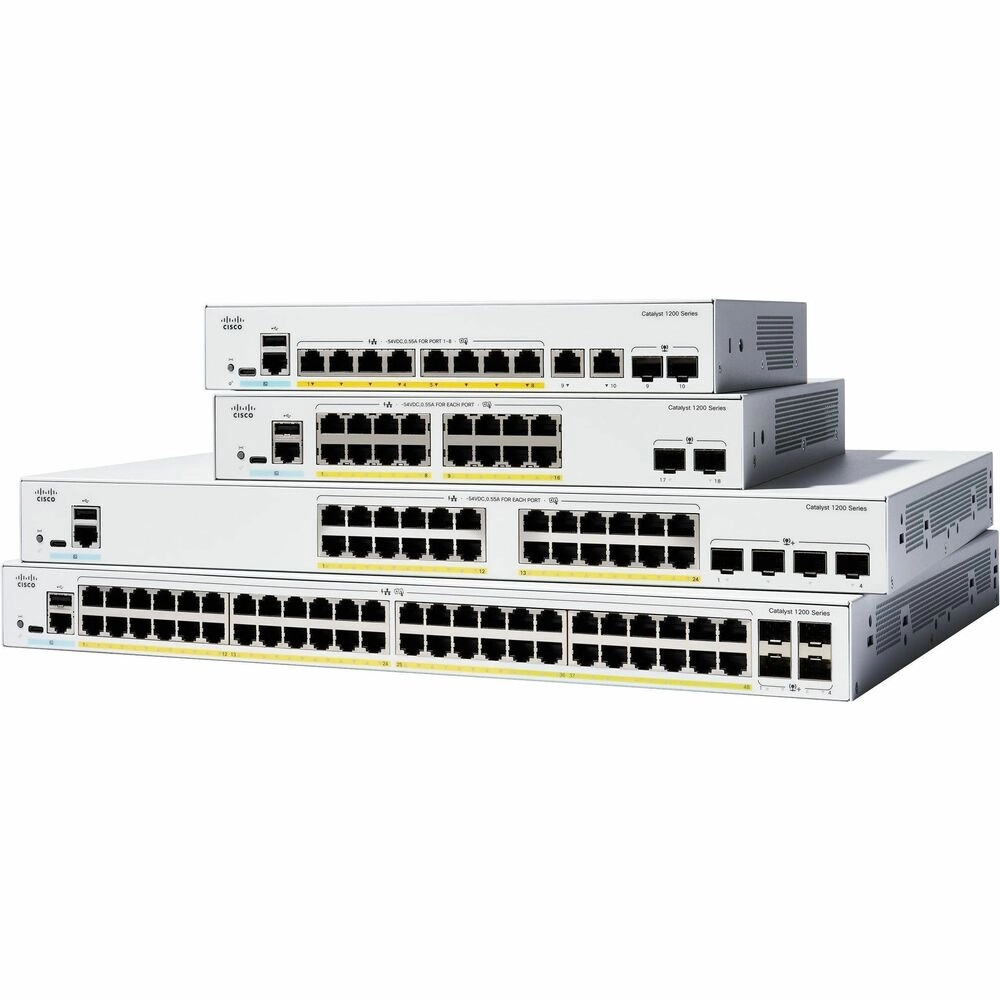 Switch Cisco Catalyst 1200 48 Puertos PoE Gigabit - Red Empresarial Confiable - Imagen 4