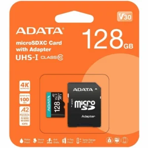 Adata Premier Pro microSDXC 128 GB UHS-I U3 V30 A2 - La tarjeta de memoria que graba sin límites