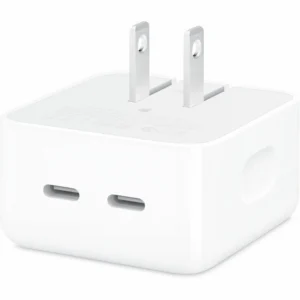 Apple Adaptador USB-C 35W Dual Port - Carga Rápida MacBook Air iPhone iPad
