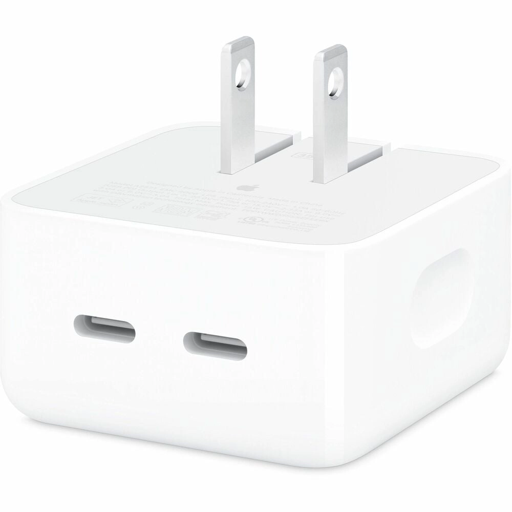 Apple Adaptador USB-C 35W Dual Port - Carga Rápida MacBook Air iPhone iPad