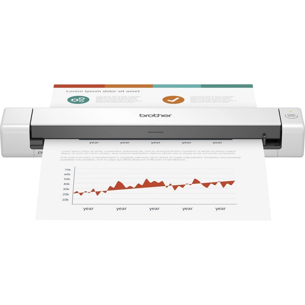 Brother DS-640 Escáner Portátil USB Profesional - Digitaliza documentos en segundos