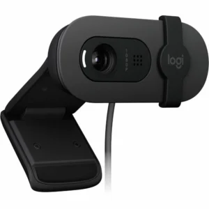 Logitech Brio 100 Graphite Webcam Full HD 1080p con Balance de Luz Automático y Privacidad