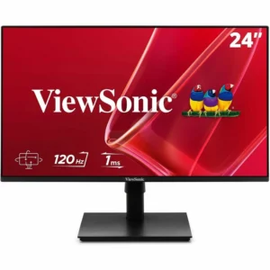 ViewSonic VA2448-MHJ Monitor 24" IPS Full HD 120Hz HDMI Negro - Ergonomía profesional para trabajar y jugar sin límites