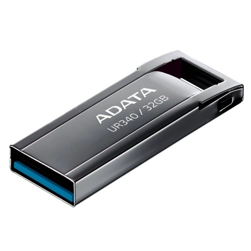ADATA UR340 USB 3.2 32GB - Memoria Flash Metálica Ultracompacta de Alta Velocidad