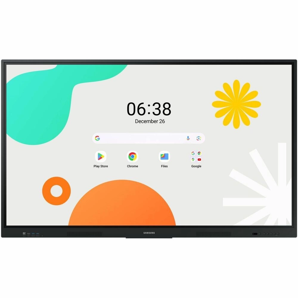 Samsung WA86F 86" Pantalla Interactiva 4K Android 14 64GB Negro - Colaboración sin límites en el aula o sala de reuniones