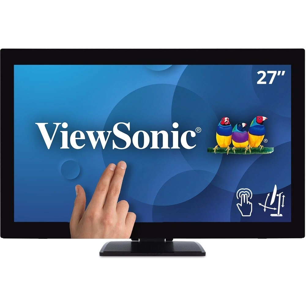 ViewSonic TD2760 Monitor Táctil 27" Full HD 1080p MVA Plano Negro - Control total con solo tocar la pantalla