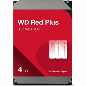 WD Red Plus 4TB SATA 6Gb/s 3.5" 5400RPM 256MB Gris - El disco duro NAS que protege lo que más importa