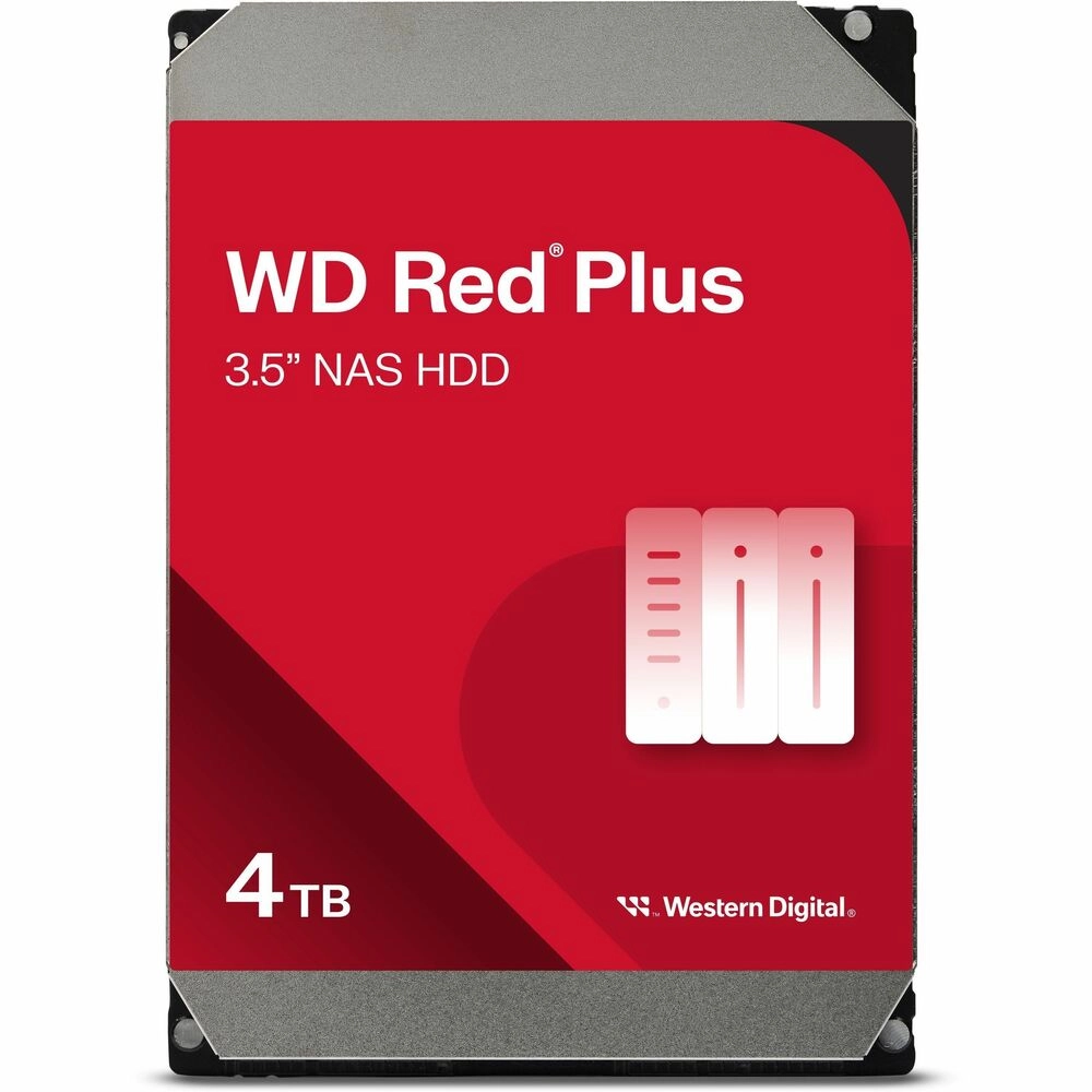 WD Red Plus 4TB SATA 6Gb/s 3.5" 5400RPM 256MB Gris - El disco duro NAS que protege lo que más importa
