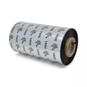 Cinta Zebra Wax Ribbon 110mm x 300m - Impresión Térmica Profesional Compatible ZD Series
